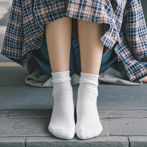 Image of 3 Pairs Ankle Socks for Women Non Slip Cotton Socks No Show Socks Classic Casual Socks