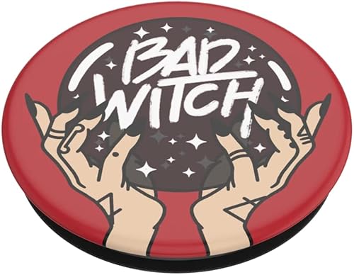 Miniatura 3 de PopSockets Agarre para teléfono con soporte expandible, Halloween PopGrip - Bad Witch
