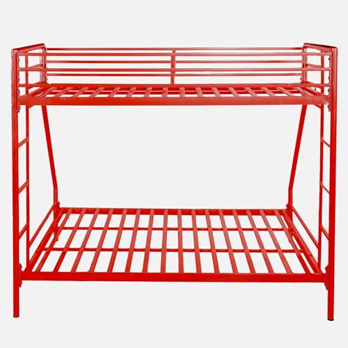 Image of Twin Over Twin Metal Bunk Bed |Bunk Bed Without Storage for Kids | Double Decker Bed for Kids Room Furniture |Metal Bunker Bed (Mattress Not Included)