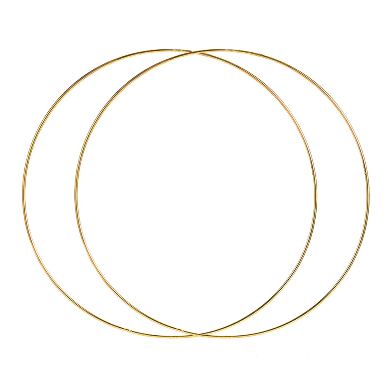HEAVENGLOW Metal Floral Hoop Frame Flower Ring Wreath Hanging Wedding Party Decor 25cm | Crafts | Needlecrafts & Yarn | Embroidery & Stitch | Hand Embroidery Tools & Accs-image-4