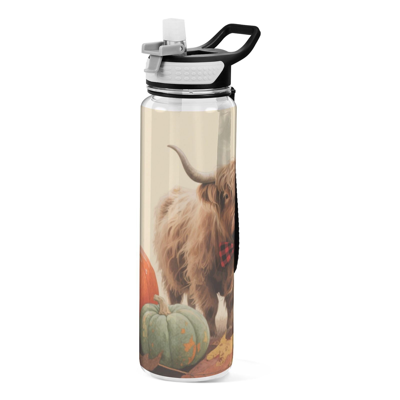 Bouteille d'eau sport en plastique Tritan 950 ml fine et étanche pour le fitness et le bureau