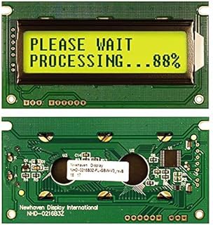 LCD Character Display Modules & Accessories 2 x 16 STN-GRAY 84.0 x 44.0 (NHD-0216B3Z-FL-GBW-V3)
