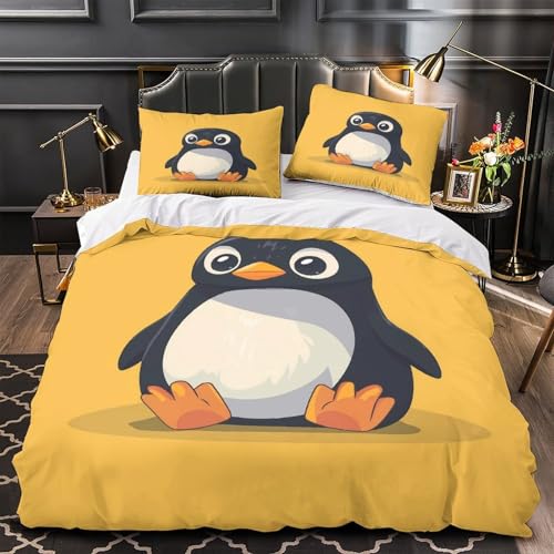 Housse de couette effet douce microfibre de qualité supérieure parure super king 3D