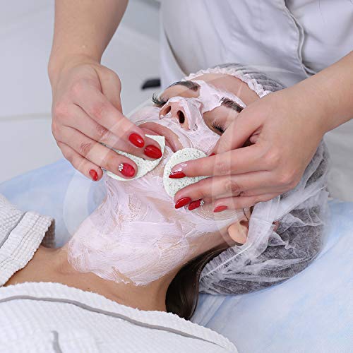 Facial Sponges - Appearus Compressed Natural Cellulose Face Sponge | Made In Usa | Professional Spa Sponges For Face Cleansing, Massage, Pore Exfoliating, Mask, Makeup Removal (White) #TOP5