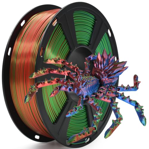 GEEETECH Tricolor Silk PLA Filament 1 75mm 3D Drucker Filament 1KG/Spule Silk Rot Blau Grün