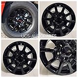 New 18 Inch x 8 Wheels Rims 5 Lug Gloss Black Compatible With TRD Tundra Set Of 4