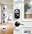 Veise VE012W Built-in WiFi Fingerprint Smart Lock, App Remote Control, No Hub Needed, Keyless Entry, Front Door Smart Deadbolt, Digital Keypad, Auto Lock, IP55 Waterproof, BHMA Grade 3, Matte Black