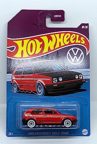 Hot Wheels 2022 - VOLKSWAGENs Golf MK2 - Red miniatura 1