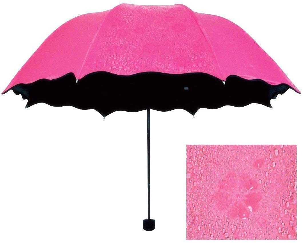 TORIOXMagic Umbrella Change Design Triple Fold When Touches Water // Lightweight, Uv Proof // Can Be Use In Sunny And Rainy Season For Girls, Women, Boys, Men & Children