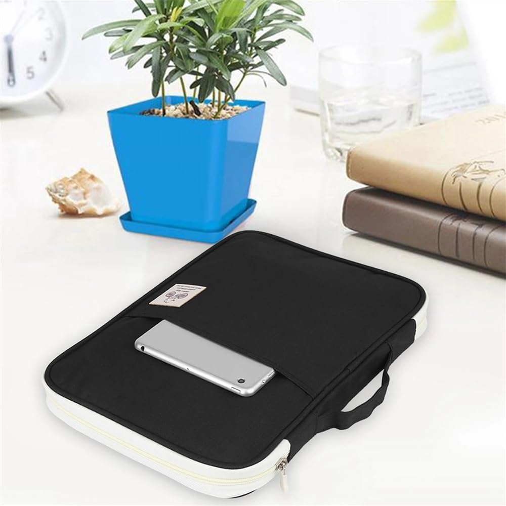 Teczka na dokumenty A4 materiały piśmiennicze piórnik torby do przechowywania dokumentów teczka na dokumenty teczka organizer komputer notebook zapinana na zamek etui szkolne biuro teczka