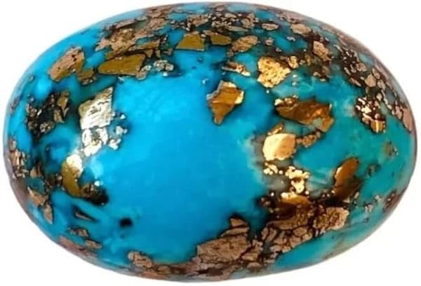 Ridhiश्री Irani Original Firoza Turquoise Stone Gemstone 21.15 Carat (23.20 Ratti) AAA++ Grade Natural Premium- Sky Blue Gem of Protection and Prosperity For Men & Women Oval Certified by Lab Report (B0DFHDNGSV) Amazon Price History, Amazon Price Tracker
