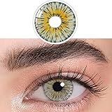 MISLENS Lentillas cosméticas blandas sin graduación de hidrogel con colores naturales de óptima oxigenación y humectabilidad, lo que proporciona más tiempo de uso con mayor confort y mejor salud ocular.