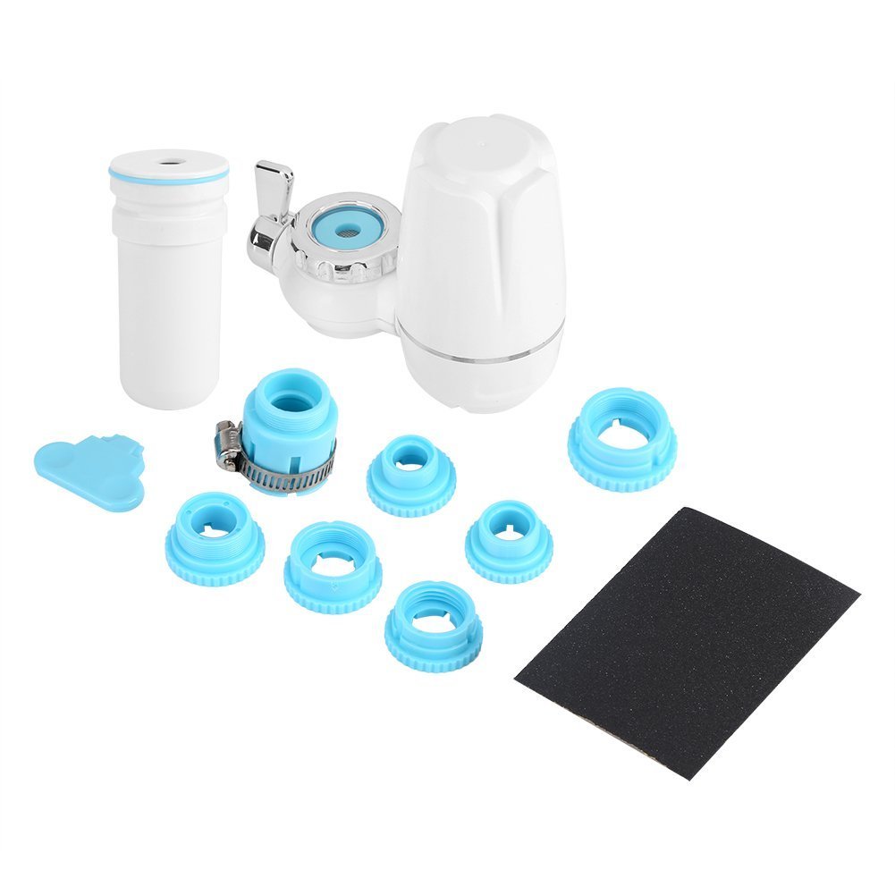 Filtro de agua - Grifo - Filtro de agua - Grifo de cocina - Filtro de agua con núcleo de cerámica lavable - 8 piezas en total para el hogar y la cocina