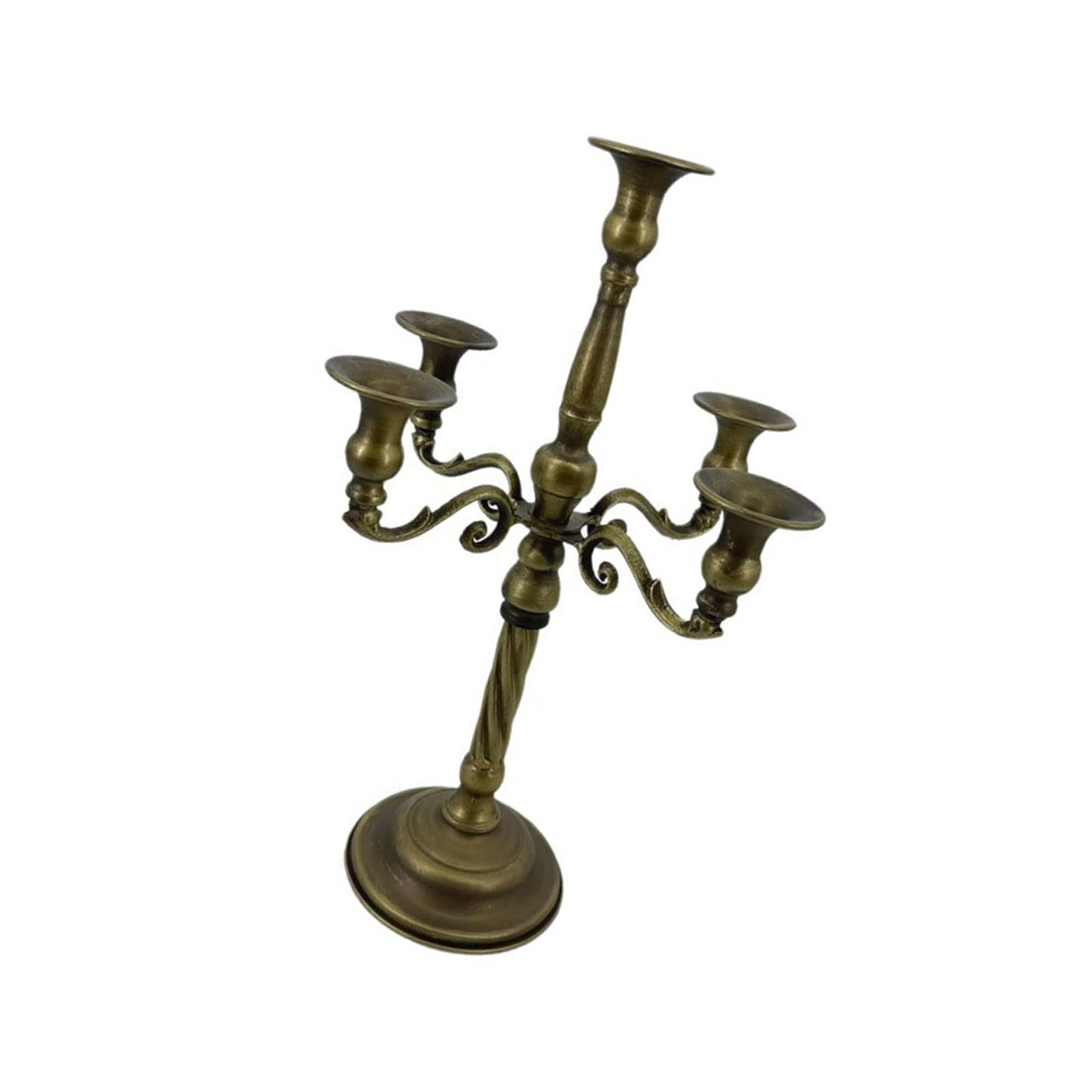 Decorative Stands Iron Taper Holders Candelabra Retro Candlestick Holders for Wedding, Table Centerpieces Decorative Stand