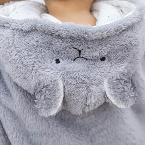 sfdgfhyf Infant Baby Cape Windbreaker Spring Winter Outings Coat Girls Cape Boys Grey Bear 5t Jacket Boys3