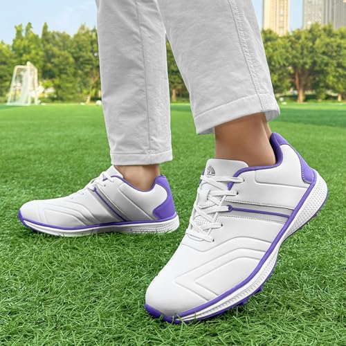 Womens Golf Shoes Professional Outdoor Waterproof Spikless Golf Sport Sneakers4
