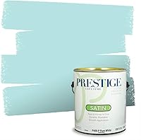 Vista 84 de Prestige Paints. - Base y pintura para exteriores en un solo galón, 1 galón. plano, comparable con Sherwin Williams Topsail.