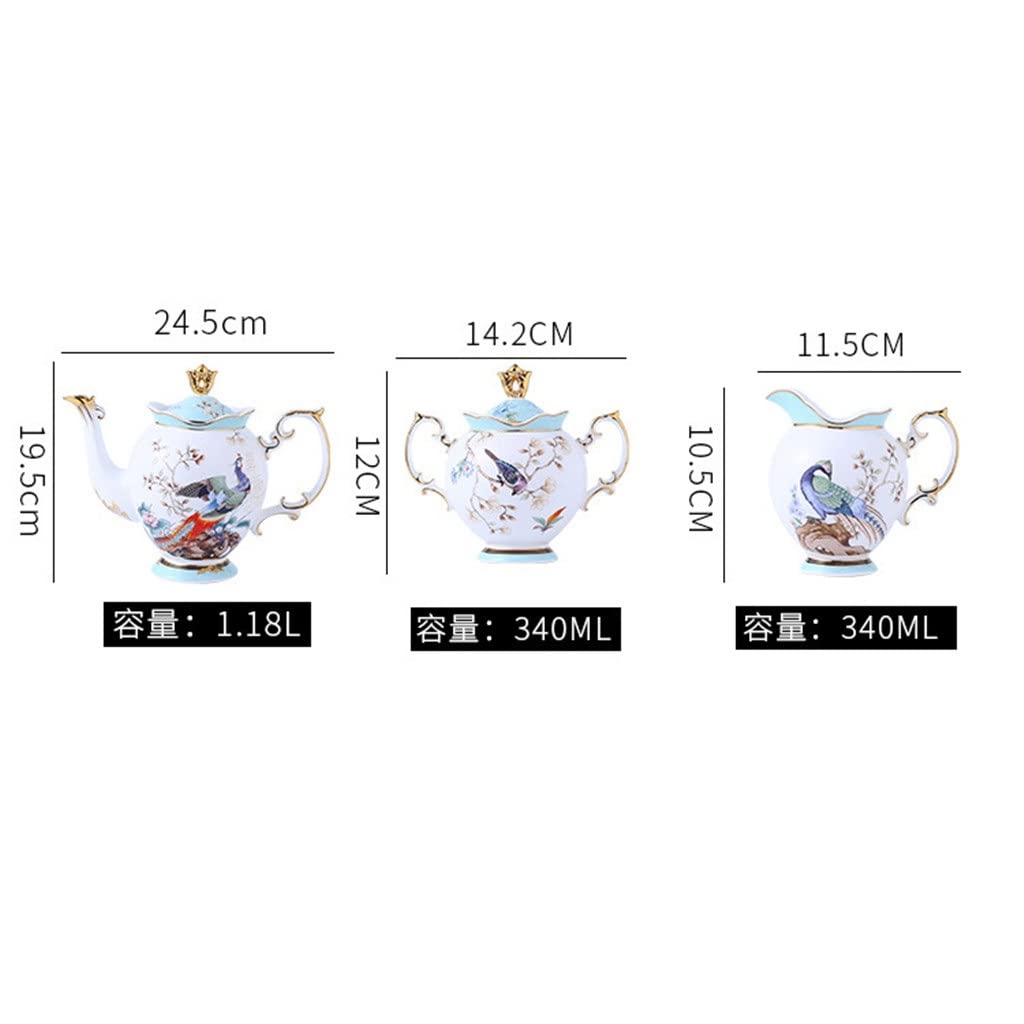 Chiński zestaw do popołudniowej herbaty, czajniczek, narodowy zestaw, zestaw filiżanek do kawy z porcelany kostnej z tacką, prezent na parapetówkę, D,D
