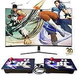 CNMJI Pandora's Box 3D Video Spielkonsole Home Arcade Konsole 4 Spieler Mit 2510 Retro Spiel 1920X1080 Full HD Unterstützt Verlängert TF Karte Und USB Festplatte Fur PC TV PS4 Enthalten 6 Tasten