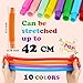 72Pack Pop Tubes, Fidget Sensory Toys Party Favors for Kids 4-8 8-12 Anxiety Stress Relief Toys Treasure Box Prizes Goodie Bag Stocking Stuffers Birthday for Toddlers Boys Girls