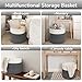 Goodpick Large Cotton Rope Basket, Blanket Basket Living Room 15.8