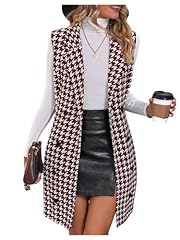 Red Houndstooth Print