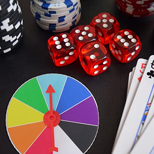 Ushobe Prize Wheel Casino Prize Wheels Classic Wheel Prize Wheel Wall Wheel Table Color Prize Prize Wheel Fortune Game Carnival Game Style 1 Game Wheel Carnival Prizes Game Wheel Portable Turntable #TOP2