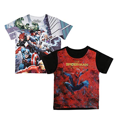 Image of Marvel Avengers by Wear Your Mind Boy's Cartoon Regular Fit Tshirt
