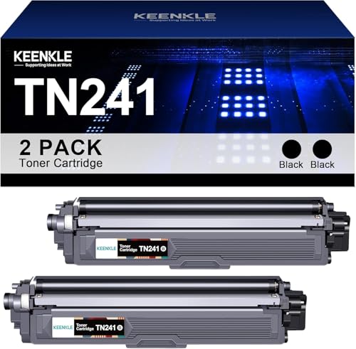 KEENKLE TN241BK TN242BK Kompatibel für Brother TN-241 TN-242 TN245 TN246 für Toner Brother MFC 9332CDW DCP 9022CDW MFC 9142 CDN HL-3142CW HL-3152CDW MFC-9342CDW (2 Schwarz) KEENKLE TN241BK TN242BK Kompatibel für Brother TN-241 TN-242 TN245 TN246 für Toner Brother MFC 9332CDW DCP 9022CDW MFC 9142 CDN HL-3142CW HL-3152CDW MFC-9342CDW (2 Schwarz)