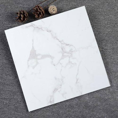 フロアマット タイルカーペット 大理石 フロアタイル 置くだけ 接着剤不要304.8*304.8mm 厚さ1mm 土足OK 初心者OK 傷を防ぐ 防水 取り付けが簡単 DIY (大理石調・602, 18枚 / 約1畳分)