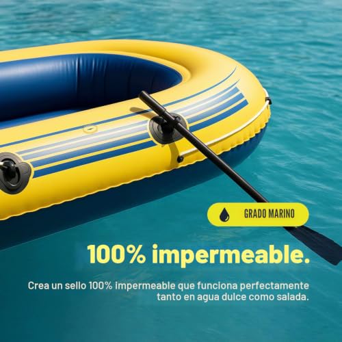 Miniatura 7 de Lupo - Kit De Reparación Para Artículos Inflables Adhesivo Universal Para Piscinas Inflables, Jacuzzis, Barcos, Kayaks, Canoas, Colchones De Aire Y Más
