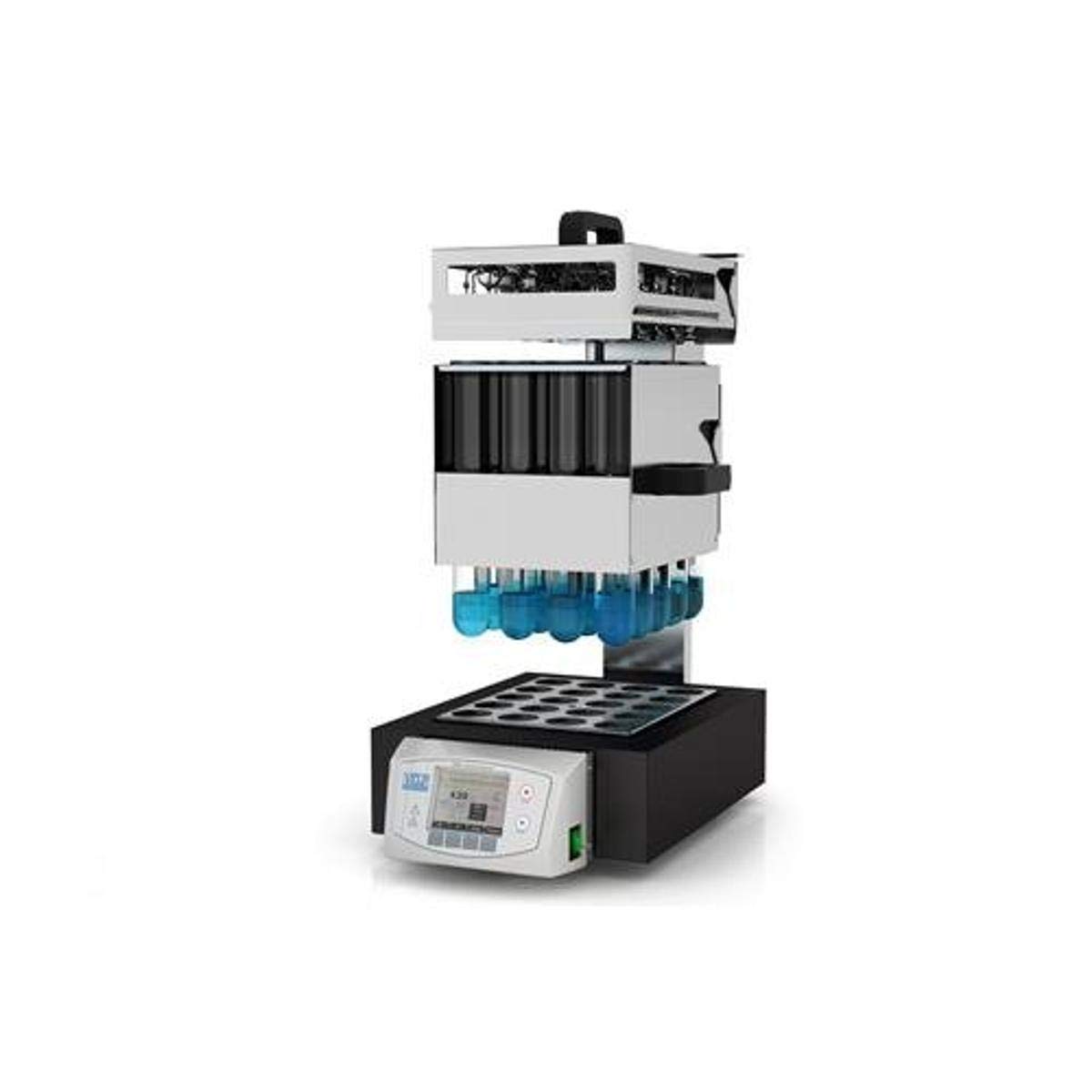 VELP ScientificaS30100210 Model DKL 20 Stainless Steel Automatic Kjeldahl Digestion Unit, 20-Position, 42 mm Tubes with 250/400 mL Capacity, 230V, 50-60 Hz