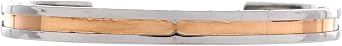 Pre-Loved B.Zero1 Cuff Bracelet Stainless Steel and 18K Rose Gold, Silver
