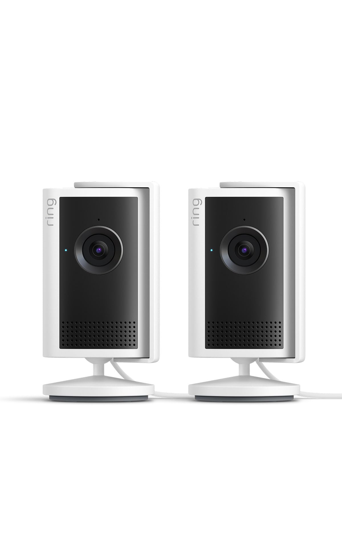 Ring Ring Indoor Camera Plus (newest gen)| Plug-In Security Camera | Retinal 2K, 4x Enhanced Zoom, Low-Light Sight, Manual Lens Cover | 30-day free trial of Ring Subscription Plan | 2 cameras