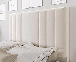mm08enn Velvet Headboard, Plush Fabric (Headboard Height 30", Mink Plush Fabric, 5ft King Size)