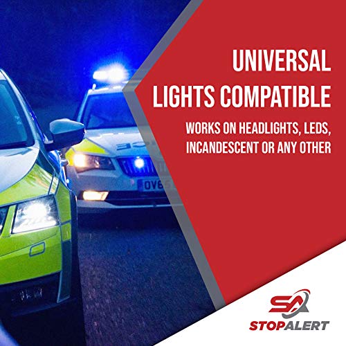 Fastwagger 240W - Headlight Safety Alternating Flasher Module Electronic Wig Wag Strobe Controller Relay - Led Incandescent Xenon Halogen Hid Car Police Emergency Trucks 10A 12-24V 250Fpm Stop-Alert #TOP3