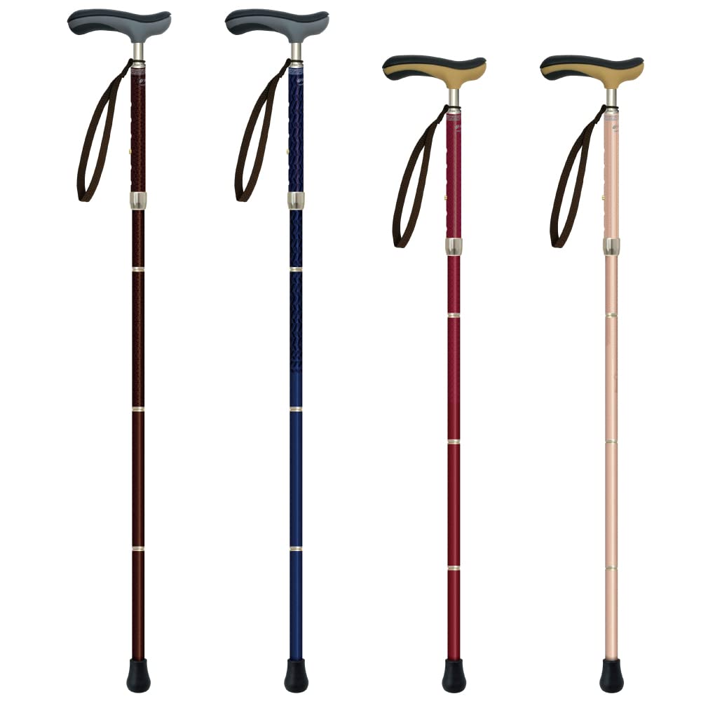 シナノ　折り畳み式杖　ショート　ベージュ SINANO シナノ 抗ウイルス楽ーダ ［折り畳み］ ウォーキング