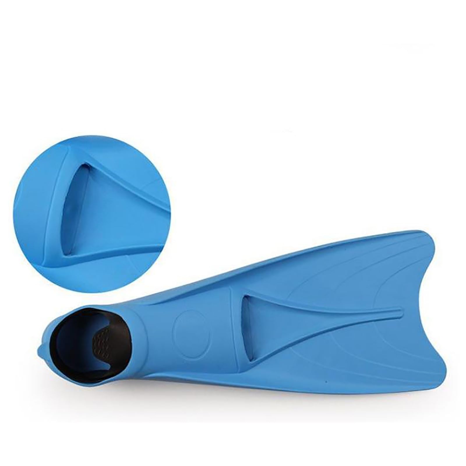 Flossen Schwimmflossen for Erwachsene, Freestyle-Tauchen, Lange Entenfüße, Handfläche(38-40)