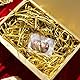 1 Teil Bast, Goldene Papierschnitzel, Geschenkfüllung, Geschenkverpackungsmaterialien, Zerkleinerte Papierreste, Verpackungsfüller, Dekorpapier (100 G, Gold)