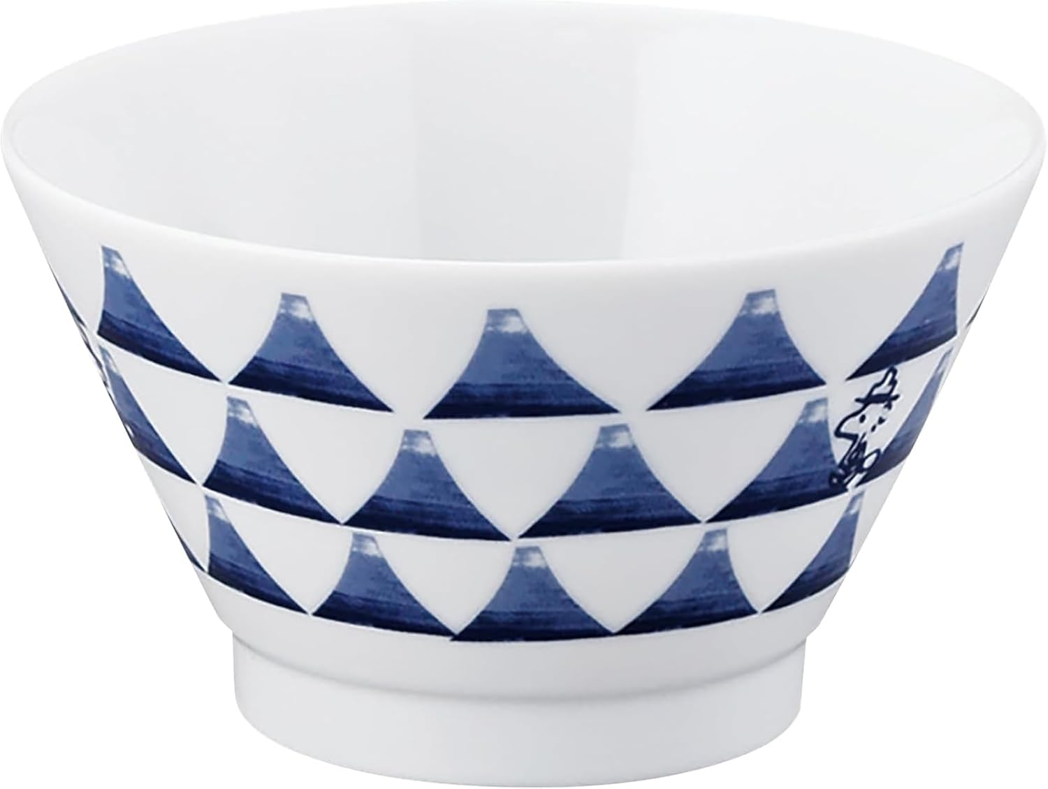 山加商店(Yamakasyoten) Peanuts SNZ105-351 Snoopy Rice Bowl, 4.7 inches (12 cm), Adooa, Mountain Climbing, Blue