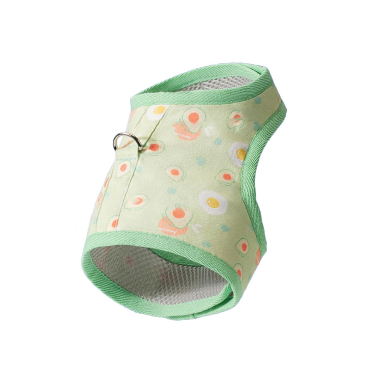 Happyyami 3sätze Cat Mesh Vest Harness Mit Leine Niedliches Hundegeschirr Für Katzen Und Hunde Atmungsaktiv Verstellbar Mit Avocado-Prints Für Outdoor-aktivitäten Und Training Geeignet