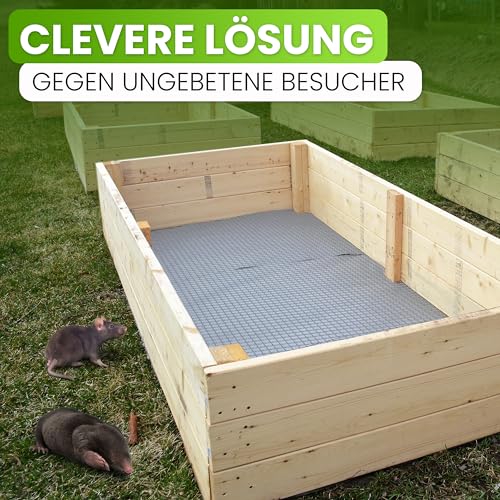 Maulwurfgitter Gartenwelt Riegelsberger Mausgitter-Set für Hochbeete