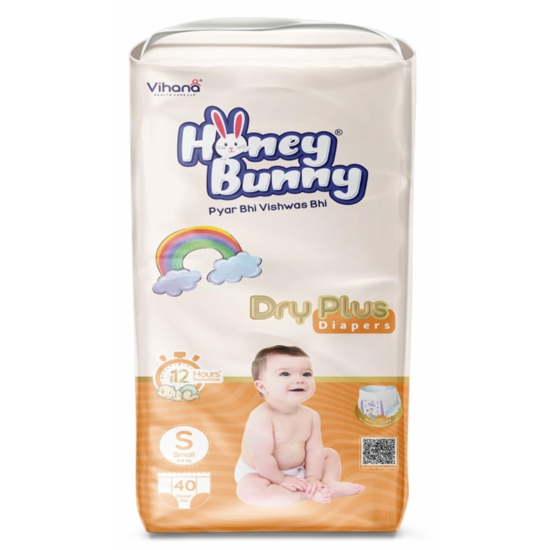Honey Bunny Super Soft Dry Plus 12 Hour protection- S - 80-image-28