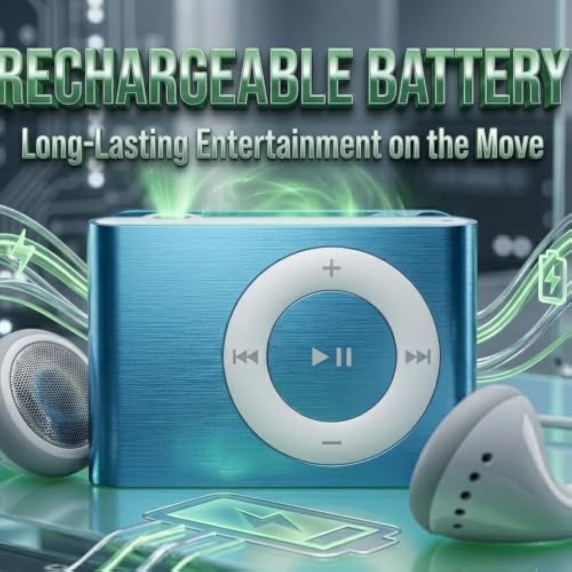 Portable Metal MP3 Player, Compact Audio Device