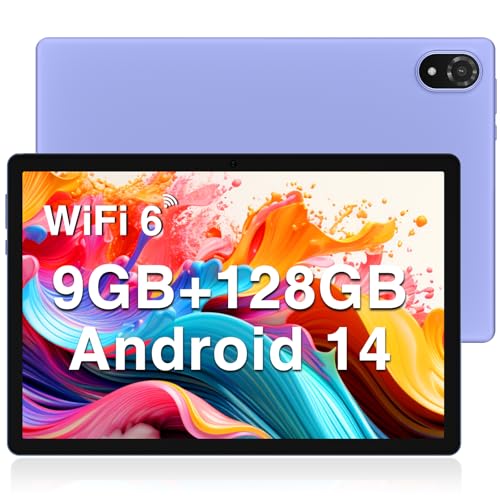 DOOGEE U10 Tablet 10 Pulgadas Andriod 14 para niños, 9GB RAM+128GB ROM Tablet PC WiFi 6, 1280 * 800...