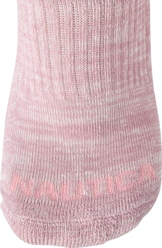 Image of Nautica Women's Quarter Cut Moisture Control Athletic Socks with Cushioned Comfort (12 Pack)