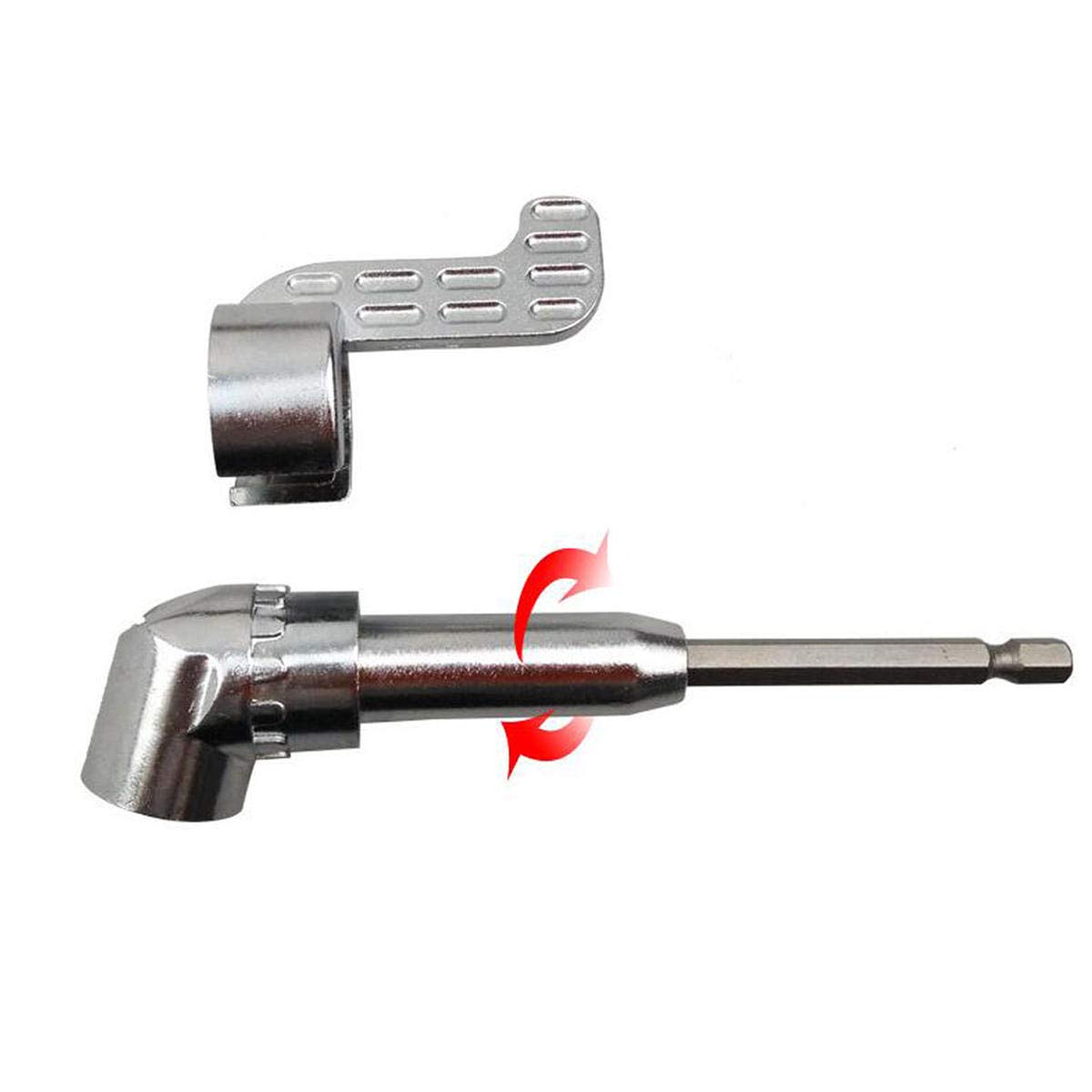 105 Gradi Angolo Retto Driver 1/4 Pollice Esagonale Cacciavite Holder Drill Bit Angolo Driver Power Drill