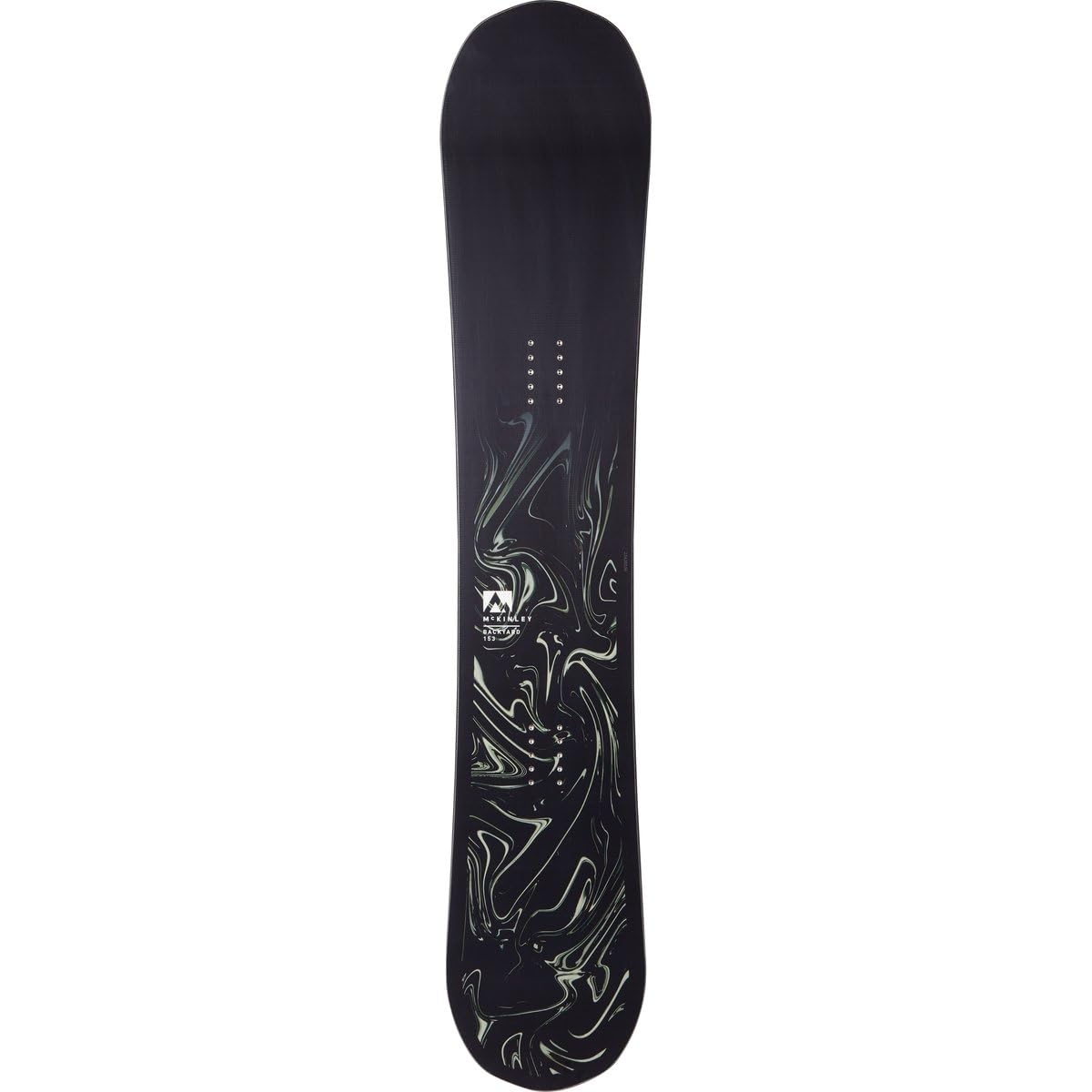 McKinley Uniseks Backyard Deski snowboardowe Black/Olive 156