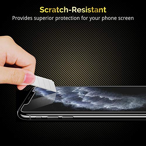 Image of UNBREAKcable 3-Pack Screen Protector for iPhone 11 Pro Max /iPhone Xs Max, Double Shatterproof Tempered Glass [Easy Installation Frame] [9H Hardness] [HD Clear] [Case Friendly] for iPhone 6.5 inch