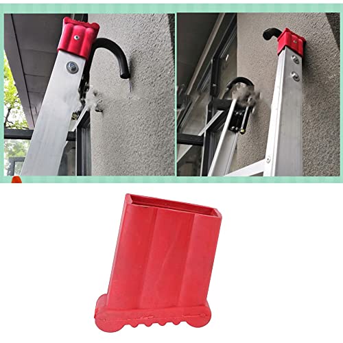 BDHI 4 Stück Leiter rutschfeste Füße Gummi Ersatz Trittleiter Füße Leiter Füße Abdeckungen für Verlängerungsleiter(D46-4)